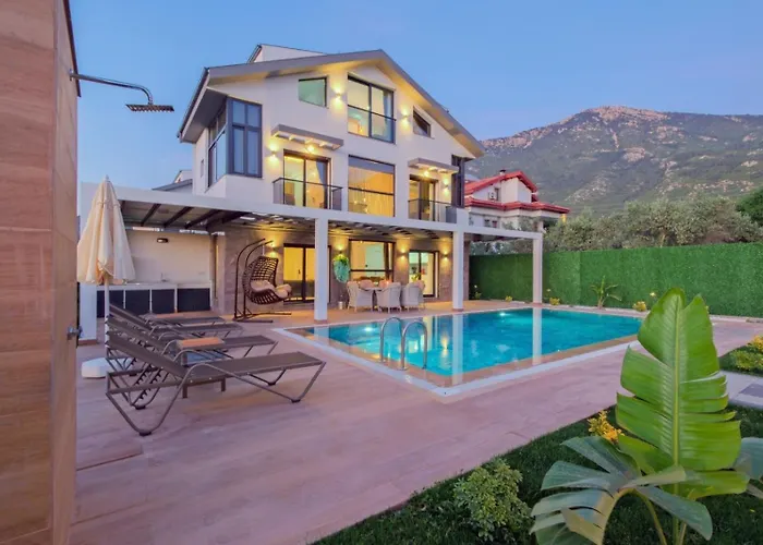 3 Bedroom With Private Pool Hot Tub * 费特希耶