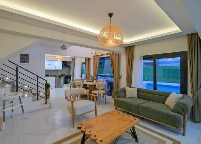 3 Bedroom With Private Pool Hot Tub 费特希耶