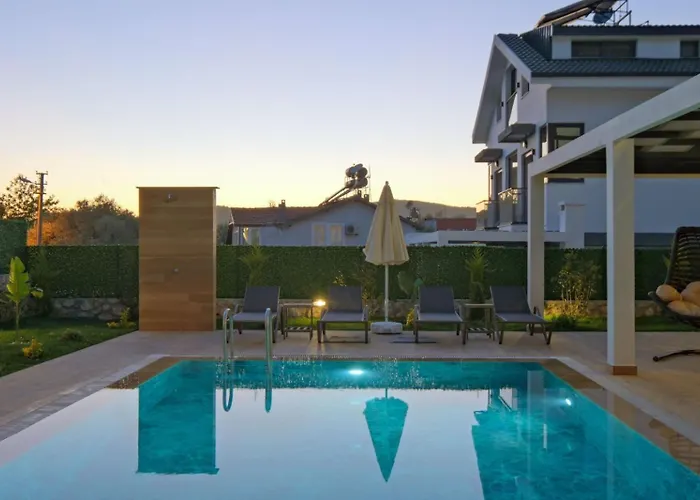 Ovacik 3 Bedroom With Private Pool Hot Tub